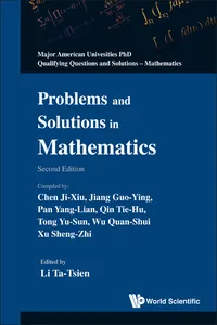 Problems and Solutions in Mathematics_cover