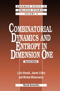 Combinatorial Dynamics and Entropy in Dimension One_cover