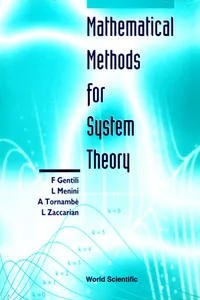 Mathematical Methods for System Theory_cover