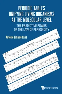 Periodic Tables Unifying Living Organisms at the Molecular Level_cover