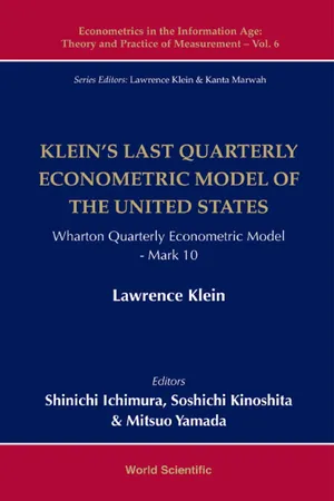 Klein's Last Quarterly Econometric Model of the United States