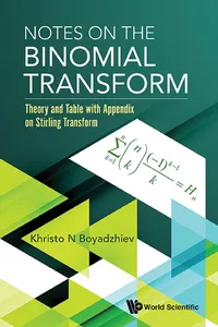 Notes on the Binomial Transform_cover