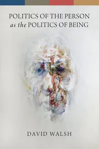 Politics of the Person as the Politics of Being_cover