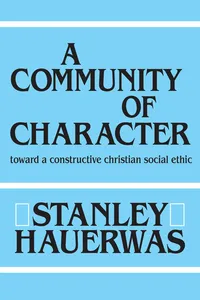 A Community of Character_cover