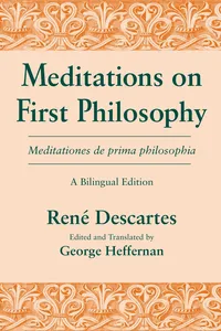 Meditations on First Philosophy/ Meditationes de prima philosophia_cover