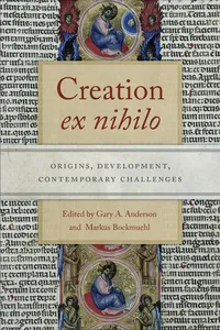 Creation ex nihilo_cover