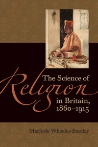 The Science of Religion in Britain, 1860-1915_cover