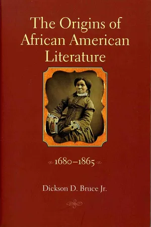 The Origins of African American Literature, 1680-1865