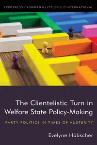 The Clientelistic Turn in Welfare State Policy-Making_cover