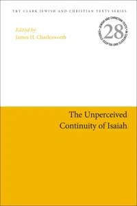 The Unperceived Continuity of Isaiah_cover