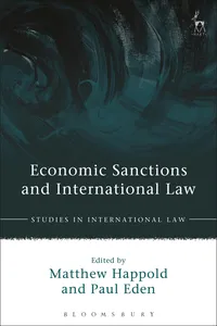 Economic Sanctions and International Law_cover