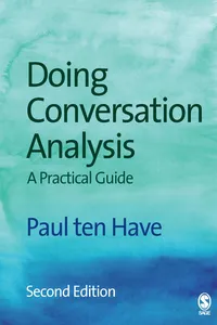 Doing Conversation Analysis_cover