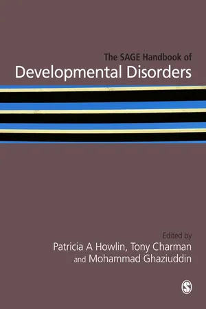 The SAGE Handbook of Developmental Disorders