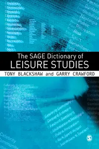 The SAGE Dictionary of Leisure Studies_cover