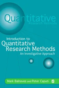 Introduction to Quantitative Research Methods_cover