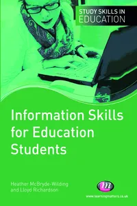 Information Skills for Education Students_cover