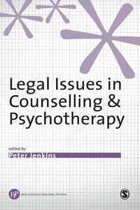 Legal Issues in Counselling & Psychotherapy_cover