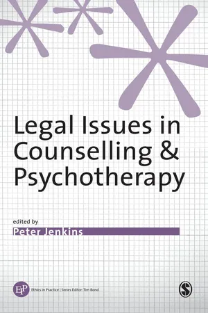 Legal Issues in Counselling & Psychotherapy