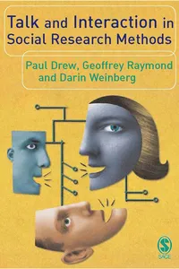 Talk and Interaction in Social Research Methods_cover