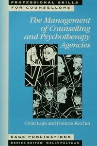 The Management of Counselling and Psychotherapy Agencies_cover