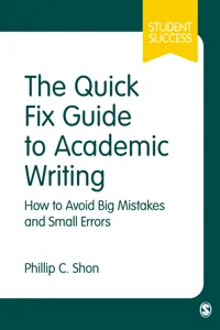 The Quick Fix Guide to Academic Writing_cover