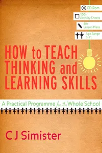 How to Teach Thinking and Learning Skills_cover