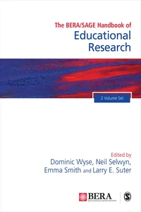 The BERA/SAGE Handbook of Educational Research_cover