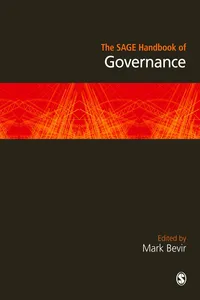 The SAGE Handbook of Governance_cover