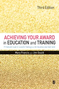 Achieving Your Award in Education and Training_cover