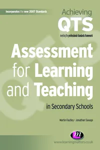 Assessment for Learning and Teaching in Secondary Schools_cover