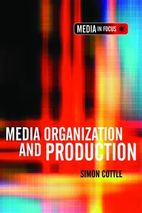 Media Organization and Production_cover