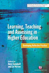 Learning, Teaching and Assessing in Higher Education_cover