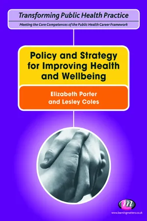 Policy and Strategy for Improving Health and Wellbeing