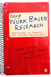 Doing Work Based Research_cover