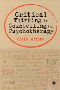 Critical Thinking in Counselling and Psychotherapy_cover