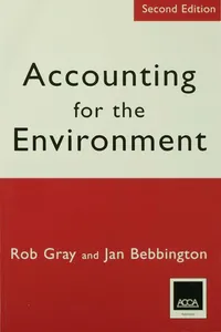 Accounting for the Environment_cover