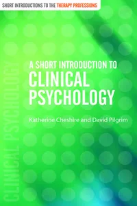 A Short Introduction to Clinical Psychology_cover