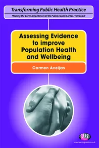 Assessing Evidence to improve Population Health and Wellbeing_cover