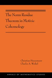 The Norm Residue Theorem in Motivic Cohomology_cover
