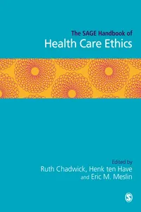 The SAGE Handbook of Health Care Ethics_cover