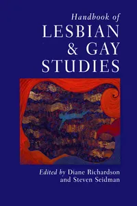 Handbook of Lesbian and Gay Studies_cover