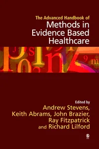 The Advanced Handbook of Methods in Evidence Based Healthcare_cover