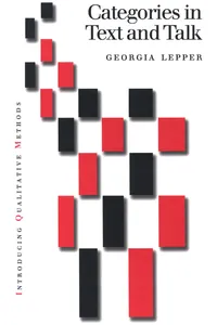 Categories in Text and Talk_cover