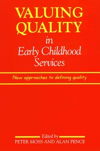 Valuing Quality in Early Childhood Services_cover