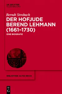 Der Hofjude Berend Lehmann_cover