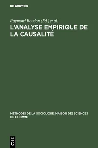 L'analyse empirique de la causalité_cover