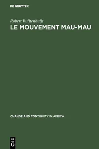 Le Mouvement Mau-Mau_cover