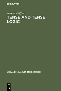 Tense and Tense Logic_cover