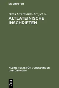 Altlateinische Inschriften_cover