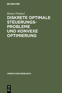 Diskrete optimale Steuerungsprobleme und konvexe Optimierung_cover